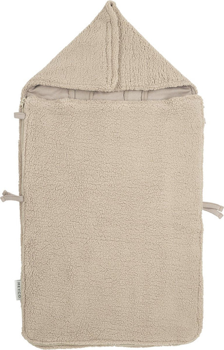 Meyco Baby-Teddy-Fußsack – Sand – 40 x 82 cm
