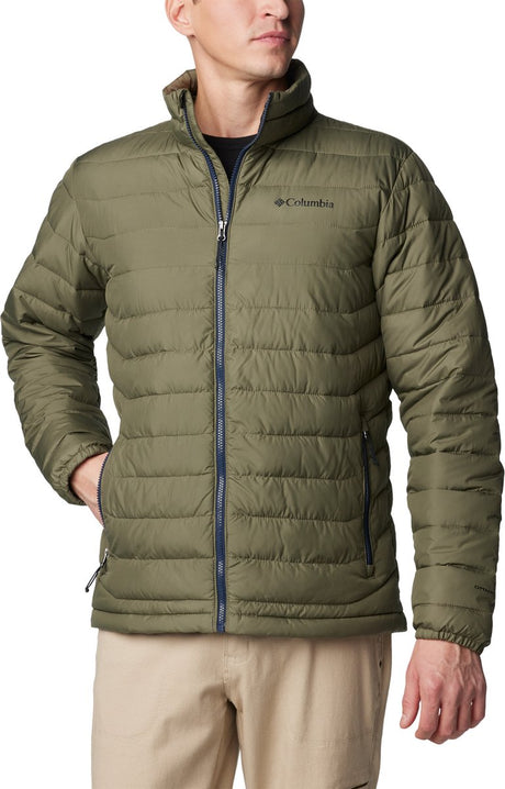 Columbia Powder Lite™ II Jacke Herren Outdoorjacke – Steingrün – Größe XL