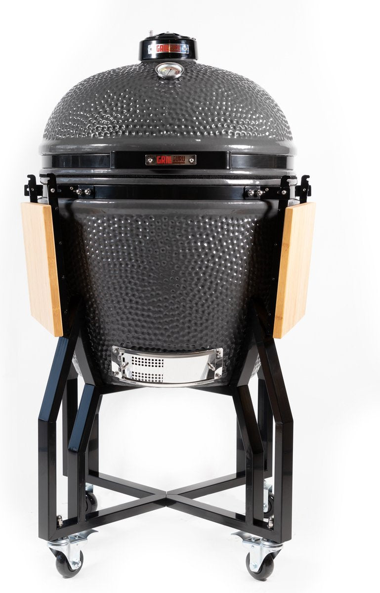 Grill guru kamado barbecue original xl ø56cm ø22,05inch - compleet - grijs