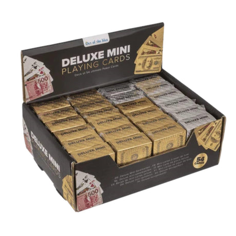 Ootb deluxe mini speelkaarten 3,8 x 5,4 cm, 54 cards 2 assorti