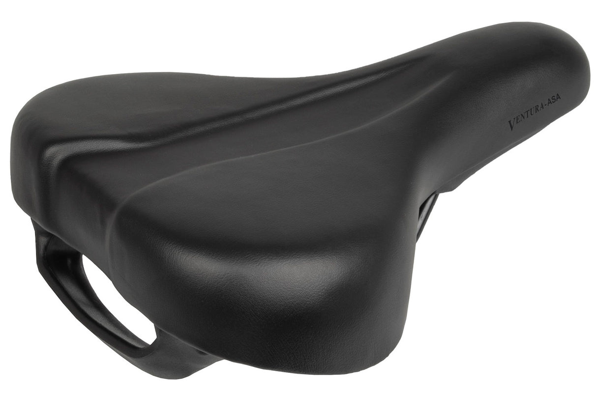 Ventura Comfort Saddle E-Bike con mango negro