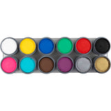 Grimas Make-up - Make-up-Palette, verschiedene Farben, 12x15 ml 1 Stück
