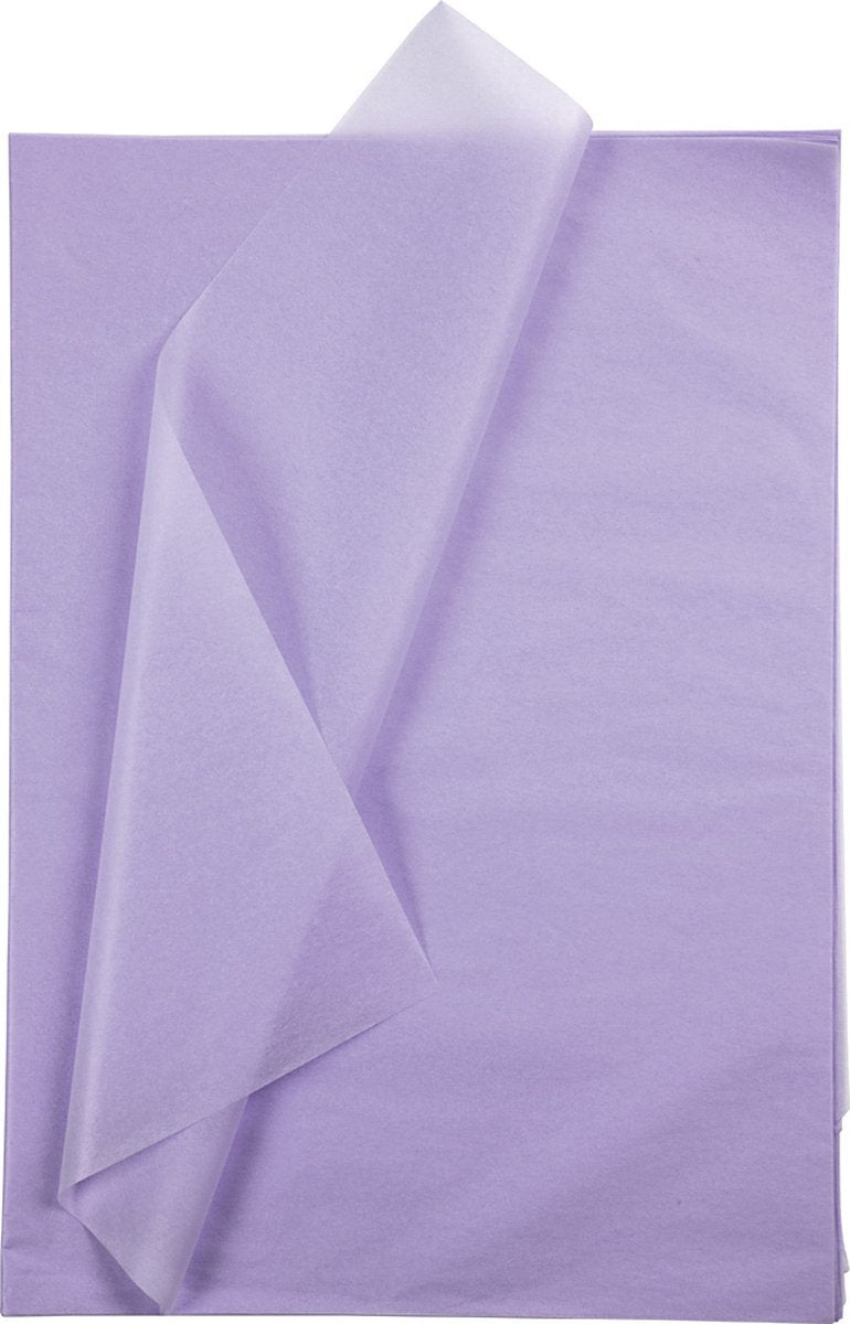 Creativ Company Tissue Paper Hell Purple 10 Blätter 14 Gr, 50 x 70 cm