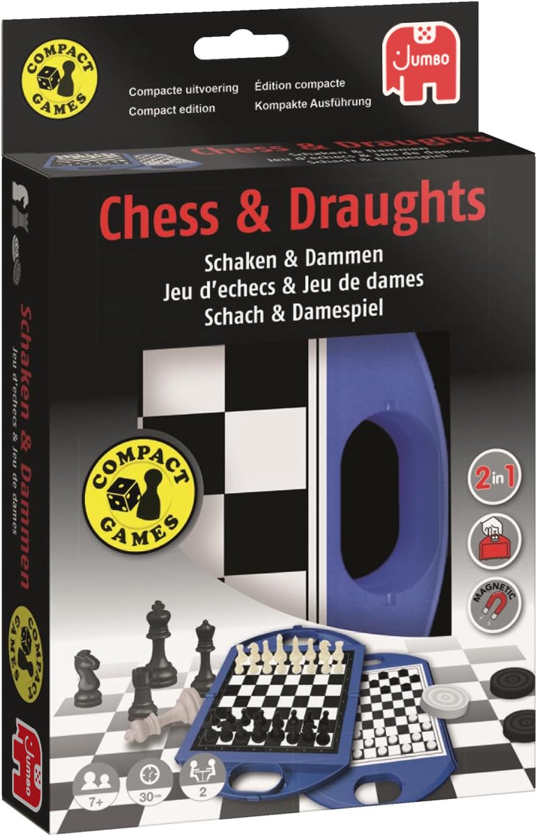 Jumbo-Reisespiel Schach-Dame