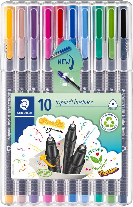 Staedtler triplus Fineliner - Box 10 Stk