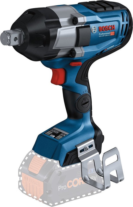 Bosch Professional GDS 18V-1050 HC Schlagschrauber – Biturbo – 3 4 – ohne 18V-Akku und Ladegerät – im L-Boxx-Koffer