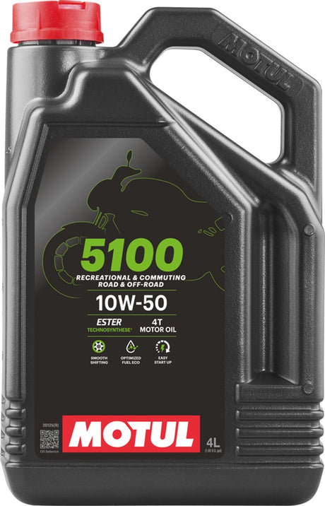Motul 5100 10w50 4t motorolie - 4l - 104076