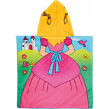 No brand Poncho-Handtuch Prinzessin | 2 Stk