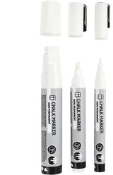 Creativ Company Chalkstifts White, 3st.