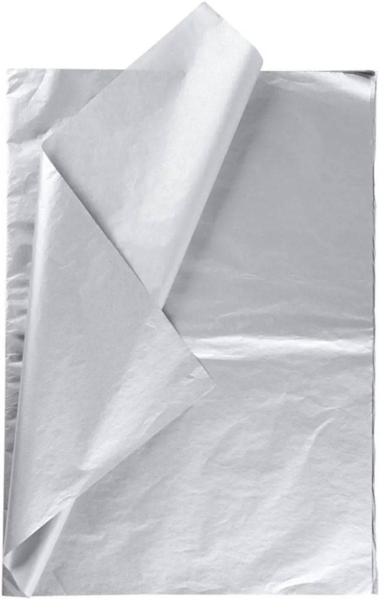 Creativ Company Tissue Paper Silber 6 Blätter 14 Gr, 50 x 70 cm