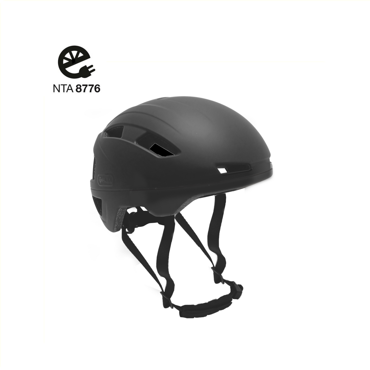 Casco falkx 55-58 cm unisex mate negro tamaño m