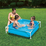 Sommerwellen-Schwimmbecken kleiner Rahmen 122 x 122 x 30 cm blau | 2 Stk