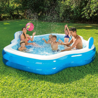 Sommerwellen-Schwimmbecken Familie elegant 2-Ring 279 x 254 x 66 cm