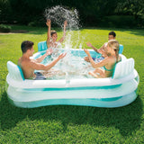 Sommerwellen-Schwimmbecken Family Premier 2-Ring 223 x 223 x 66 cm