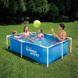 Sommerwellen-Schwimmbecken kleiner Rahmen 213 x 152 x 61 cm