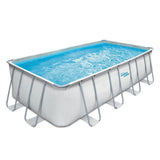 Summer Waves Schwimmbad Elite Rahmen rechteckig 549 x 274 x 132 cm + Sandfilterpumpe