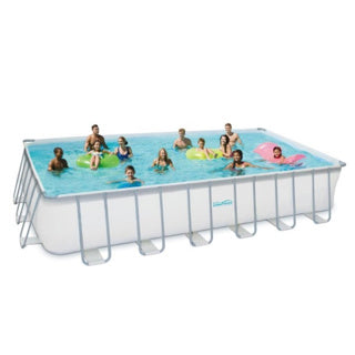 Summer Waves Schwimmbad Elite rechteckiger Rahmen 732 x 366 x 132 cm + Sandfilterpumpe