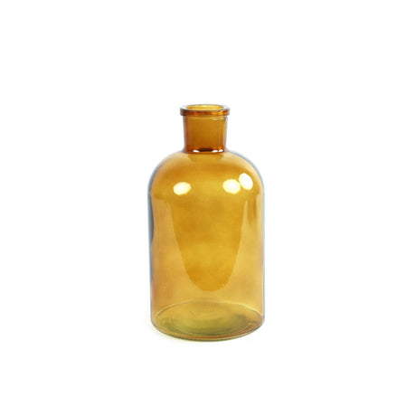 Countryfield egan vaas apothekersfles s goudgeel 14,5x14,5x27cm