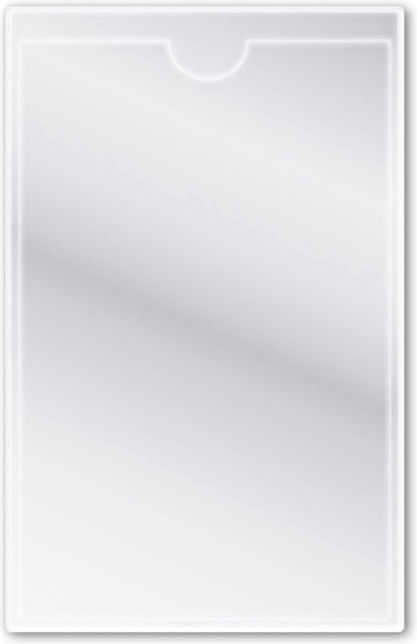 Ktc etikethouder zelfklevend 75x105mm - doos à 100 stuks met 200 etiketten