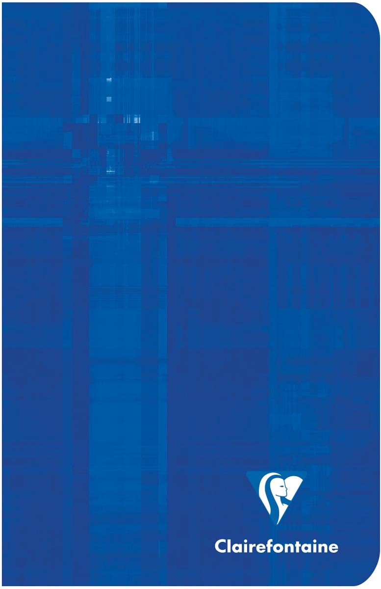 Clairefontaine metrisches Notizbuch, ft 11 x 17 cm, 96 Seiten, kariert 5 mm, 10 Stück