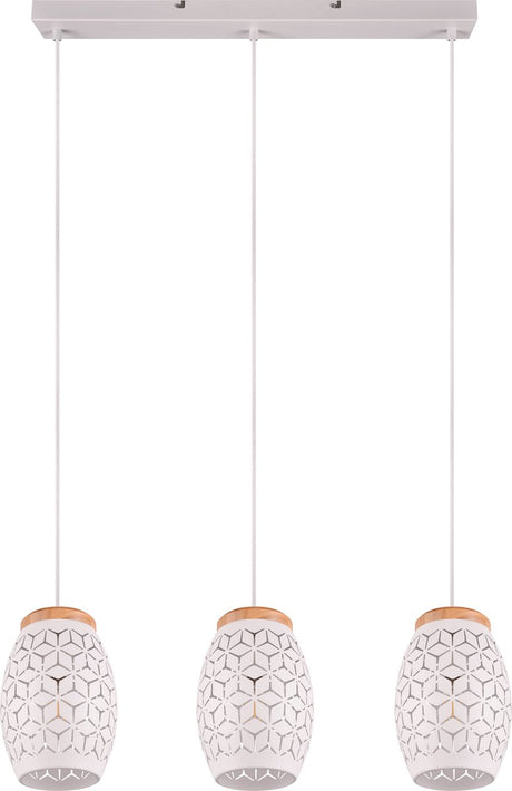 Rl lebe dein Licht Reality Bidar - Hängelampe - weiß matt - exkl. 3x E27 28W