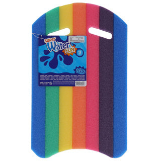Schwimmbrett Regenbogen 48 x 30 x 3 cm | 12 Stück