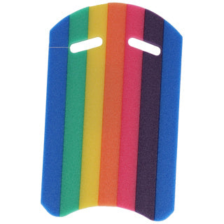 Schwimmbrett Regenbogen 48 x 30 x 3 cm | 12 Stück