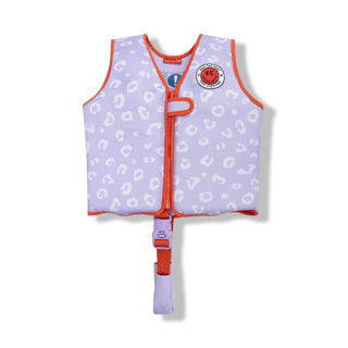 Swim essentials zwemvest lila leopard 3-6 jaar | 2 stuks