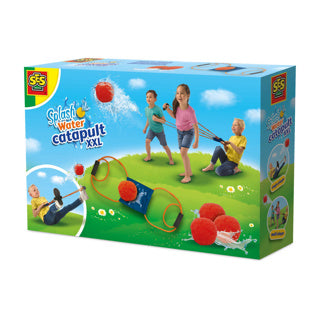 Ses creative - Spritzwasserkatapult xxl - Spritzbälle schießen - Alternative zu Wasserballons - Wasserspielzeug für Kinder - mit 1 oder 3 Personen nutzbar