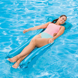Sommerwellen-Luftmatratze 183 x 69 cm blau