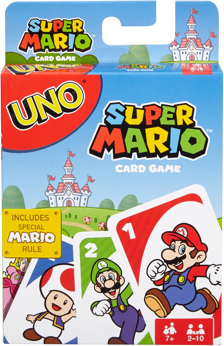 Mattel Games Uno Super Mario – Kartenspiel