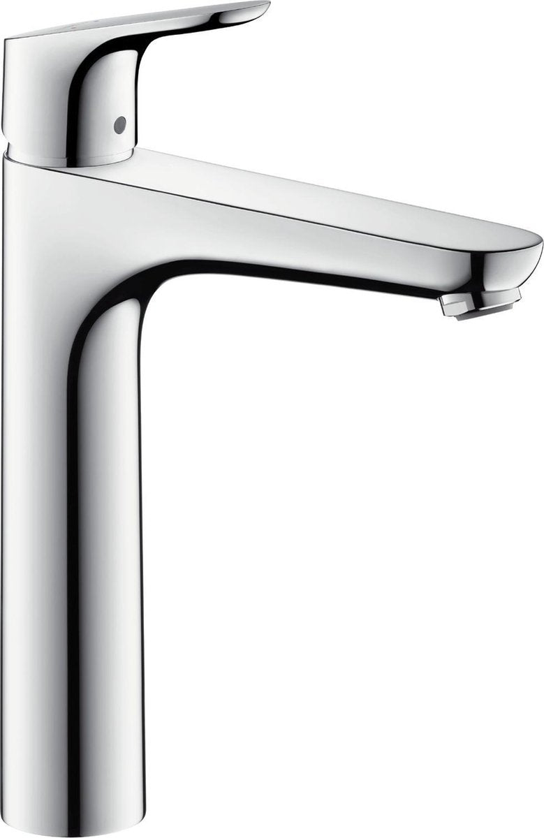 Hansgrohe Focus Einhebel-Waschtischmischer 190 ohne Ablaufgarnitur - hoher Auslauf - Chrom - Auslaufauslauf 159 mm