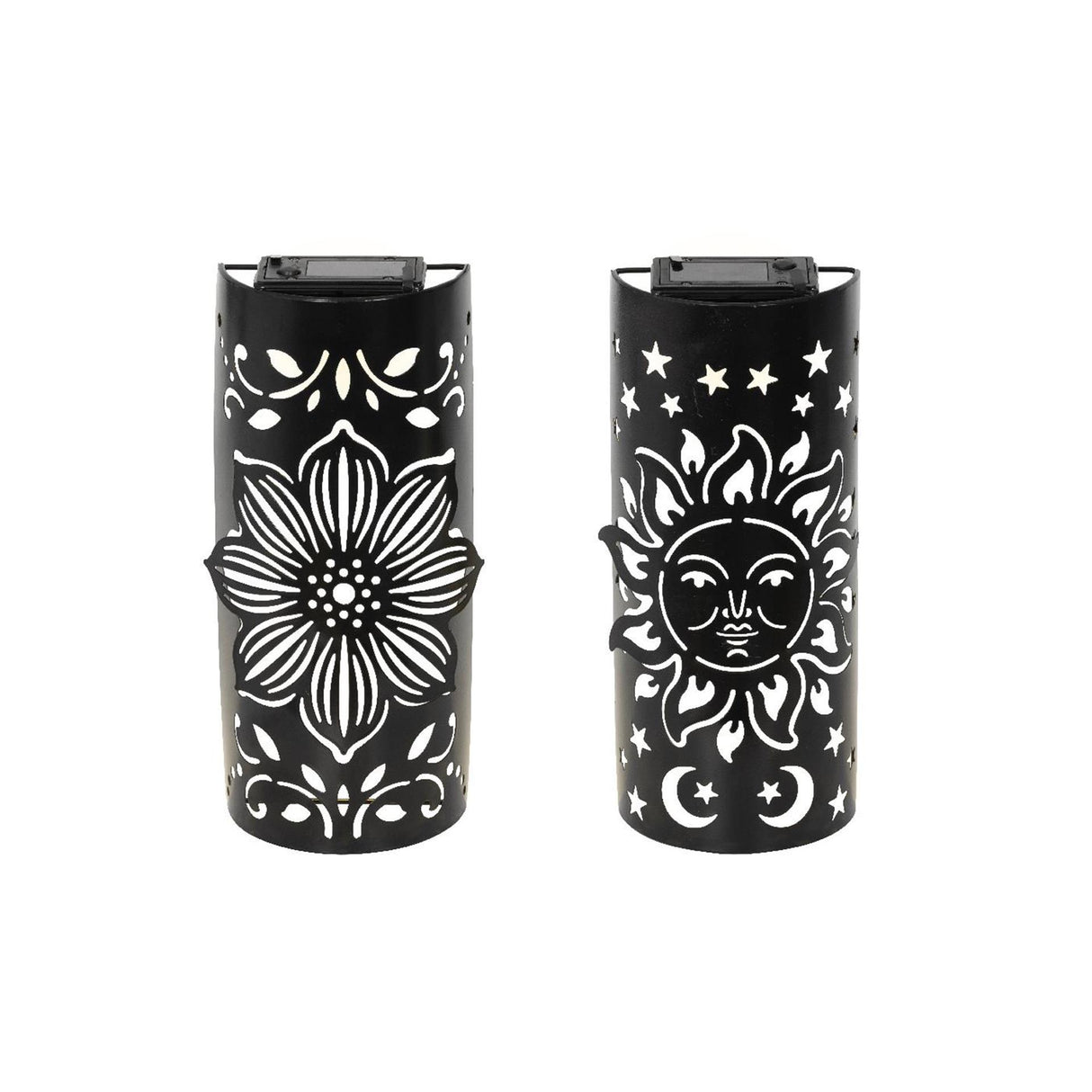 Lumineo Solarwandleuchte Metall 5,8x11x26cm