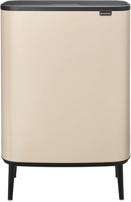 Brabantia Bo Touch Bin Hi Abfallbehälter – 60 Liter – 1 Fach – sanftes Beige