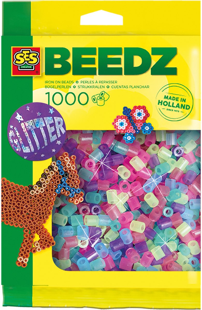 Ses creative ses Bügelperlen - Mix Glitzer, 1000 Stk.