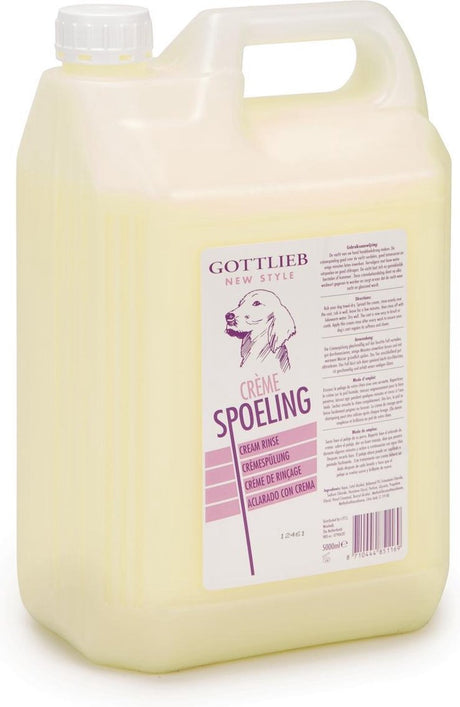 Gottlieb Cremespülung – Hundeshampoo – Hund – 5 Liter