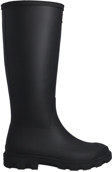 Hunter Downpour Tall Boot Unisex-Regenstiefel – Schwarz