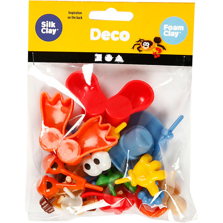 Creativ Company Körperteile, Größe 0,8-6,8 cm, verschiedene Farben, 26 Stück 1 Box