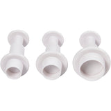 Kreativunternehmen https: www.cchobby.nl ausgeschnittene Formen-mit-Stempel-Kreis-d-1-1-1-3-1-7-cm-weiß-3-teilig-1-Box