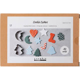 Creativ Company Ausstechformen, Weihnachtsformen, Größe 3-5,7 cm, 10 Stück, 1 Box
