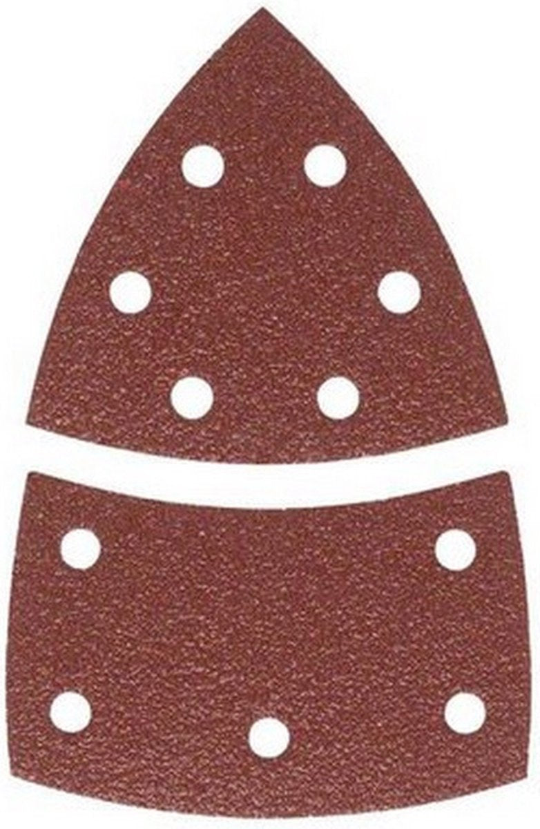 Bosch 10-teiliges Schleifblatt-Set für Multischleifer 102x62 mm - Körnung 40