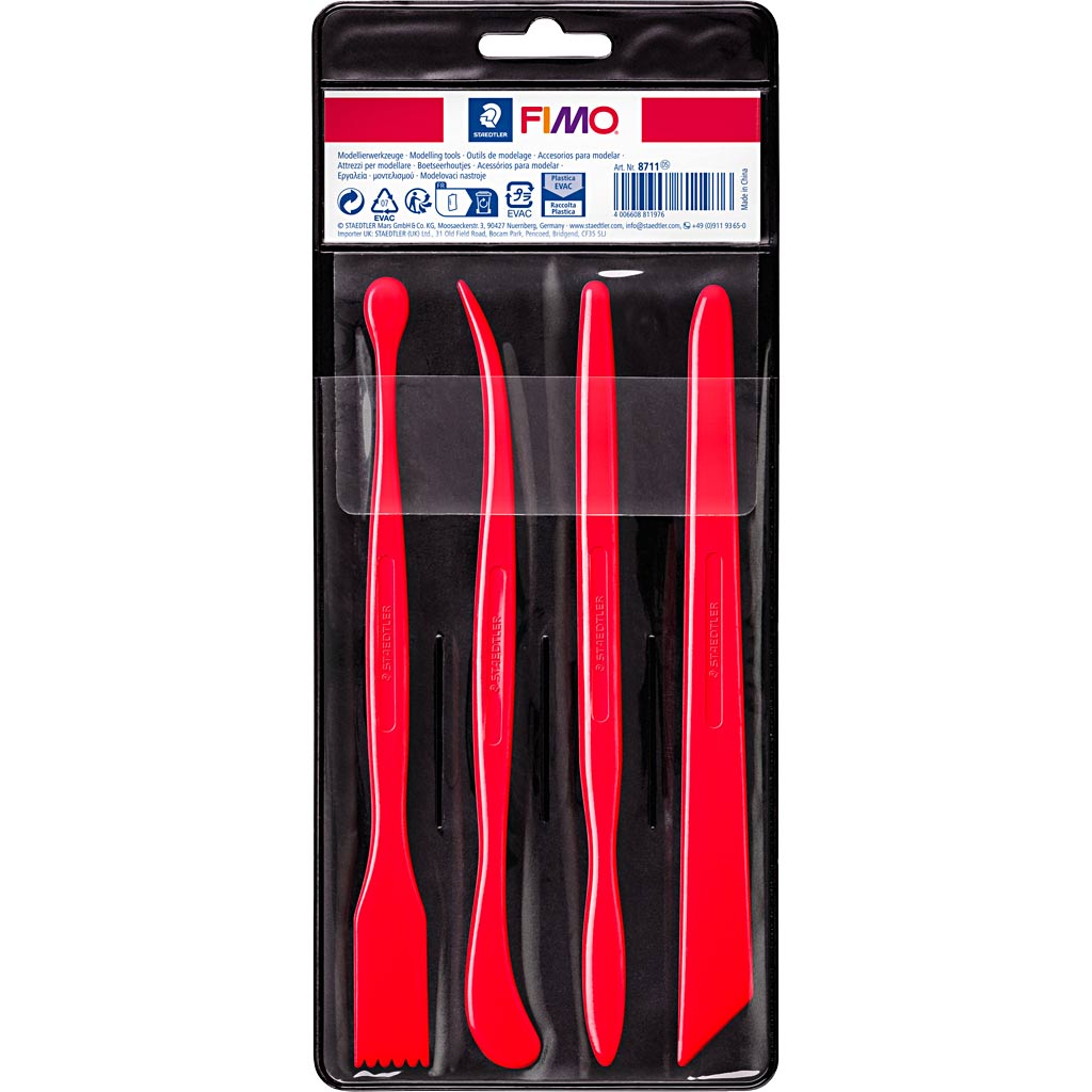Fimo®-Werkzeuge, 4 Stück 1 Box