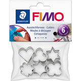 Ausstechformen aus Fimo®, 6 Stück, 1 Box
