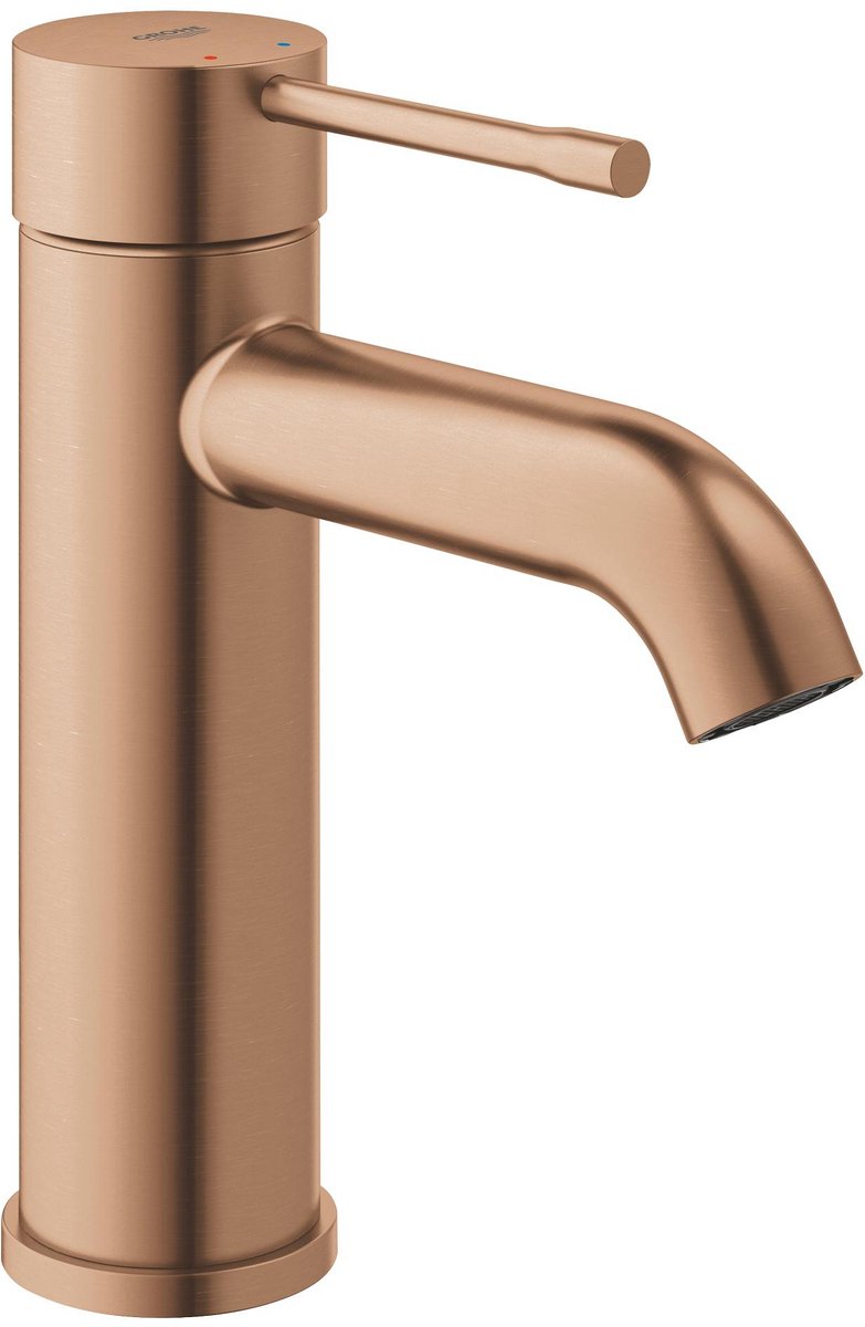 Grohe Essence neue Waschtischarmatur – niedriger Auslauf – Sunset Gold (Mattbronze) – 23590dl1