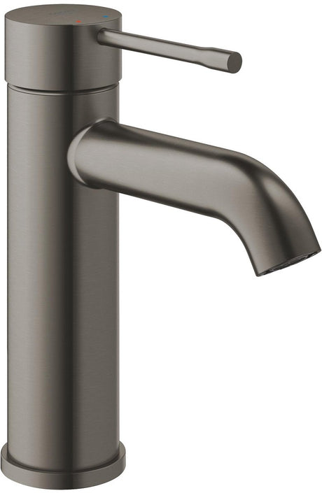 Grohe Essenz neue Waschtischarmatur – niedriger Auslauf – gebürsteter Hartgraphit (Mattanthrazit)