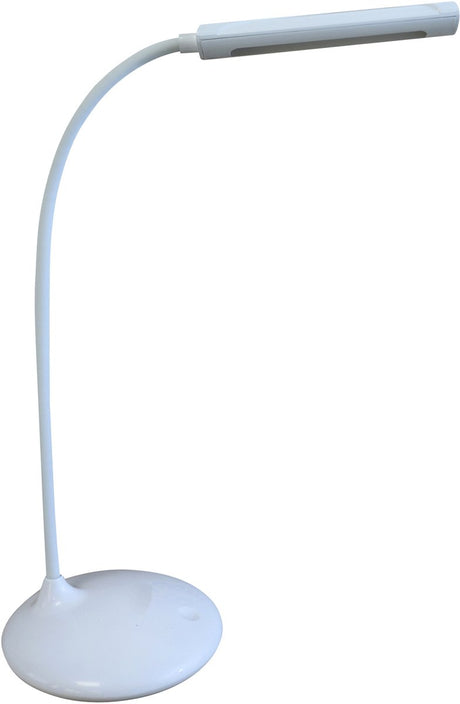 Unilux Nelly Schreibtischlampe. geführt. weiß