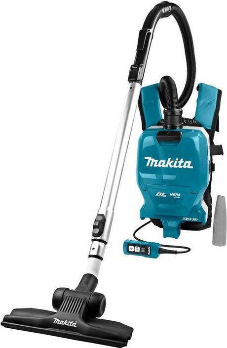 Makita DVC261ZX11 - Staubsauger - Blau - Li-Ion - Akku-Rucksack-Staubsaugergehäuse - (2x 18V) inkl. 4-teilig