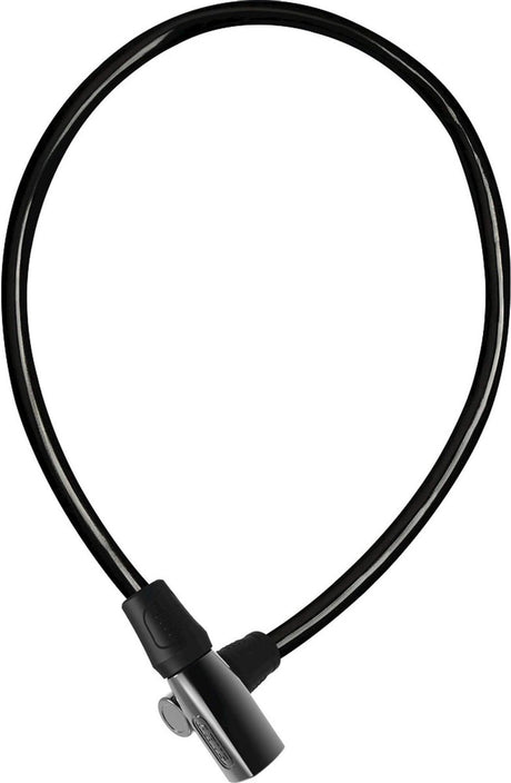 Abus Kabelschloss 4408k – 65 cm langes Stahlkabel mit Kunststoffummantelung – Fahrradschloss mit Sicherheitsstufe 2 – Rot