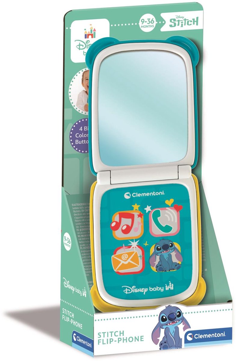 Clementoni Baby Disney Stitch Telefon faltbar
