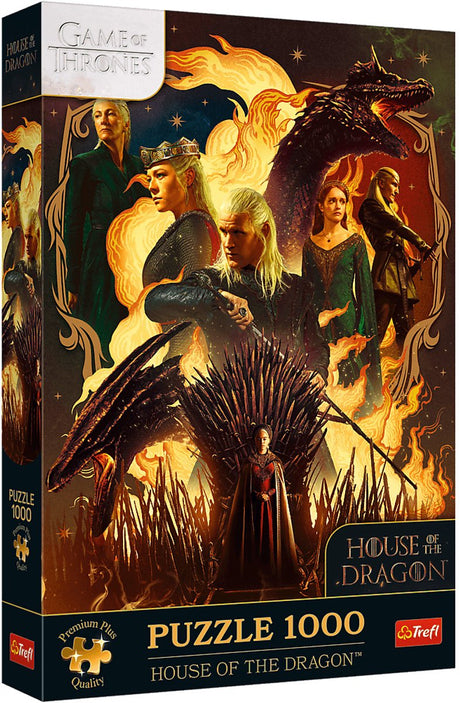 Trefl Puzzle Haus des Drachen – 1000 Teile Game of Thrones.